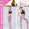 Nuevo diseño colorido sublimación impreso leotardos florales para mujer Fitness